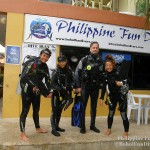 Philippine Fun Divers - Divers Alona Beach Panglao Bohol Holger Horn Rena Sugiyama
